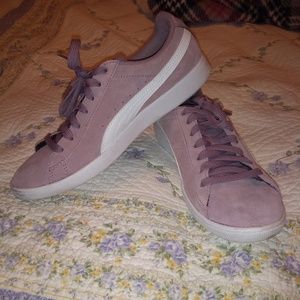 Puma purple sneakers